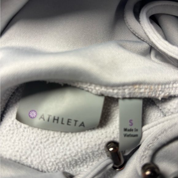 Athleta Soft Gray Cowl Neck Sweater - Picture 2 of 12